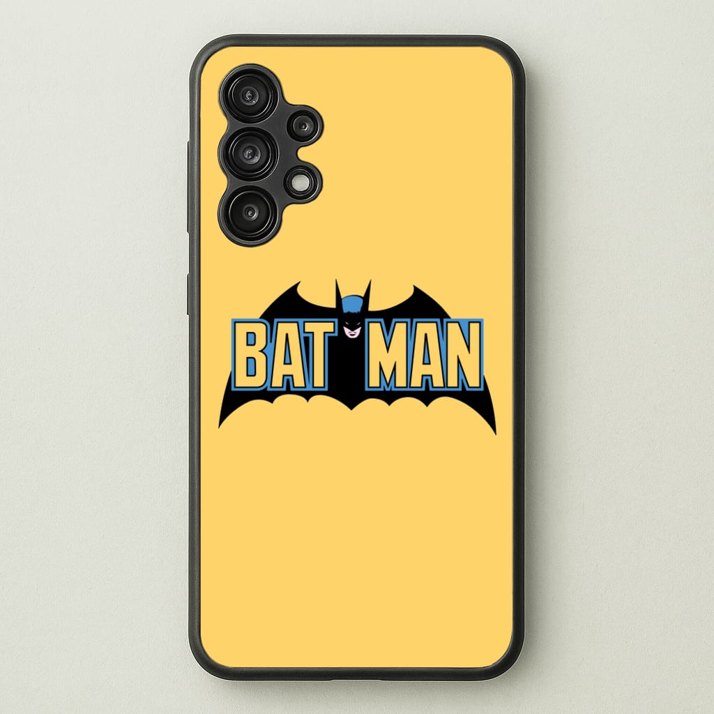 Yellow Bat Superhero Logo - Batman Phone Case for Galaxy A13
