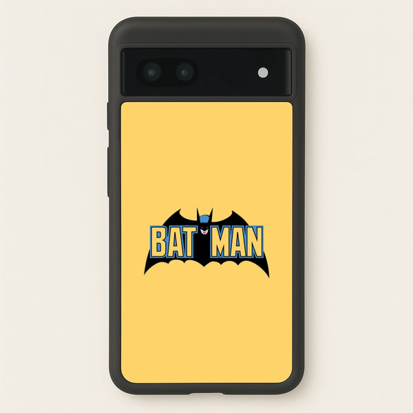Yellow Bat Superhero Logo - Batman Phone Case for Google Pixel 7a