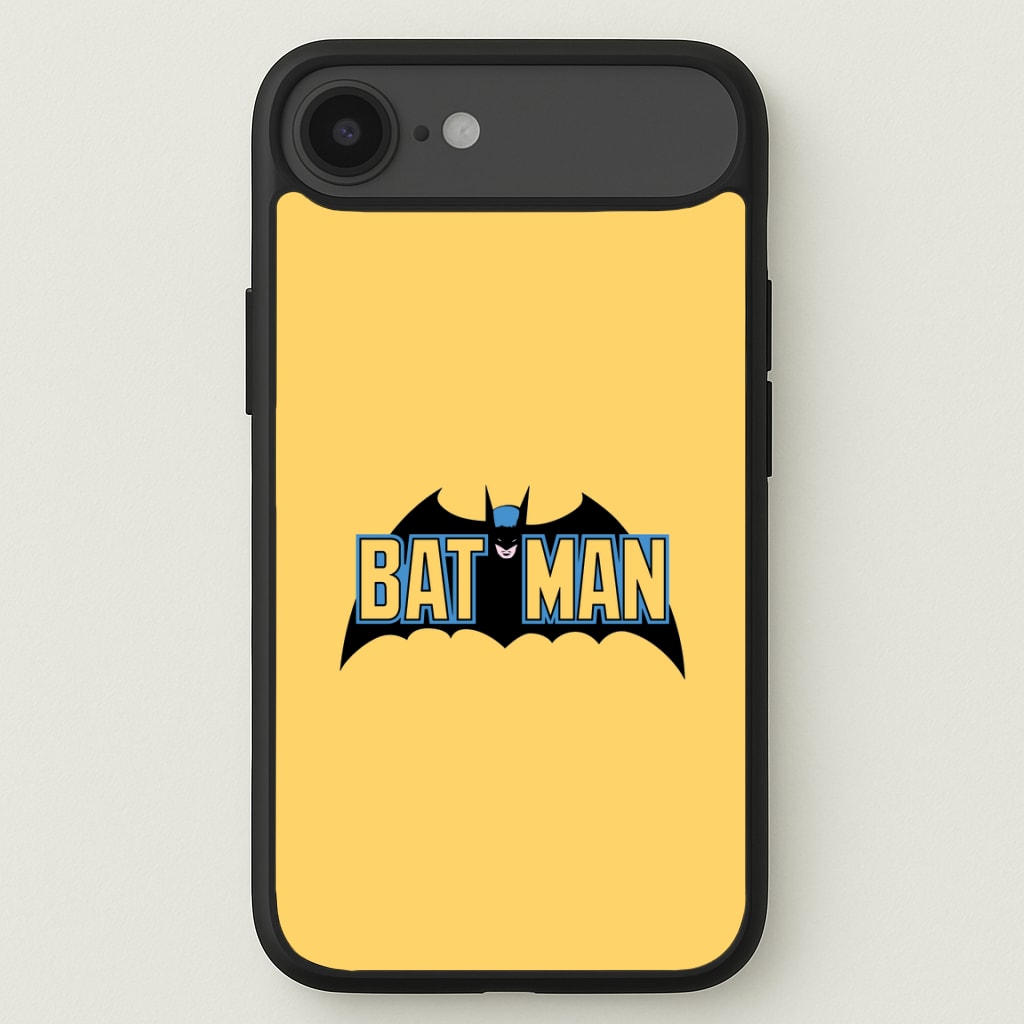 Yellow Bat Superhero Logo Phone Case for iPhone 17 Air