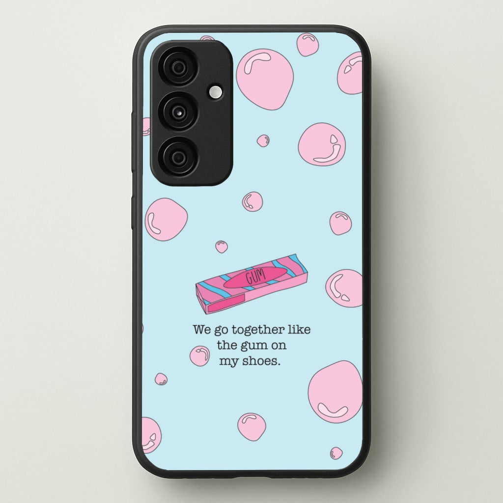 The Gum On My Shoes - Beabadoobee Phone Case for Galaxy A55