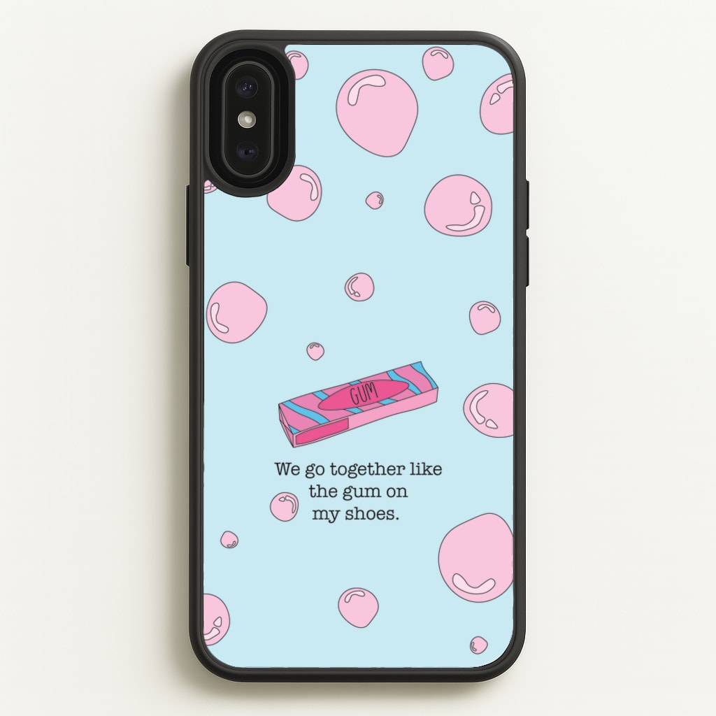 The Gum On My Shoes - Beabadoobee Phone Case for iPhone XS Max