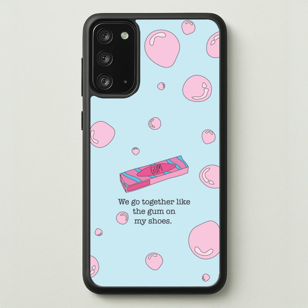 The Gum On My Shoes - Beabadoobee Phone Case for Galaxy Note 20