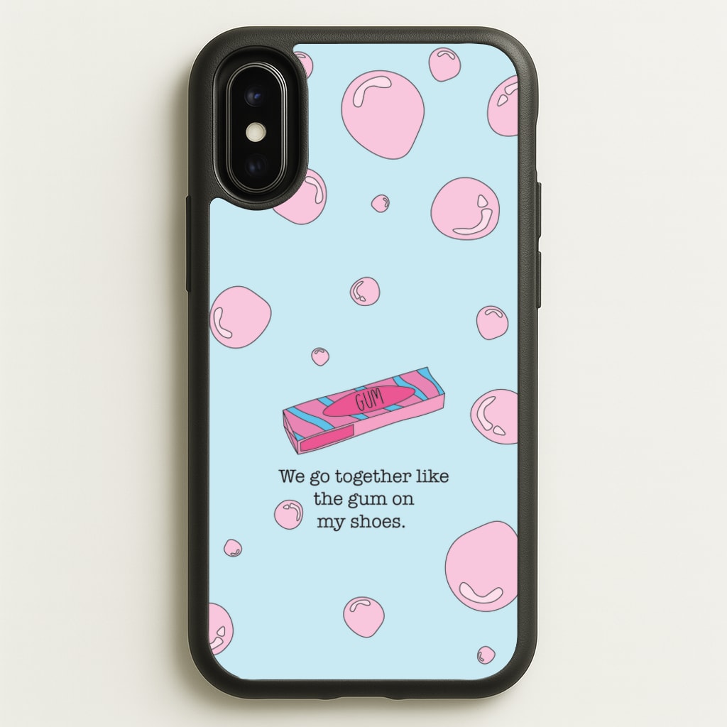 The Gum On My Shoes - Beabadoobee Phone Case for iPhone X / XS