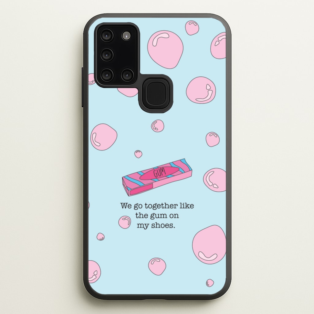 The Gum On My Shoes - Beabadoobee Phone Case for Galaxy A21s
