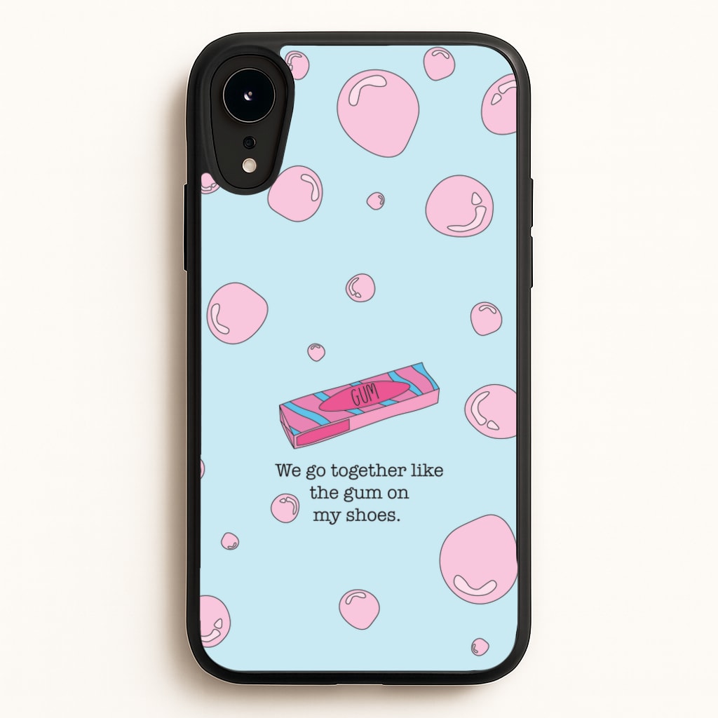 The Gum On My Shoes - Beabadoobee Phone Case for iPhone XR
