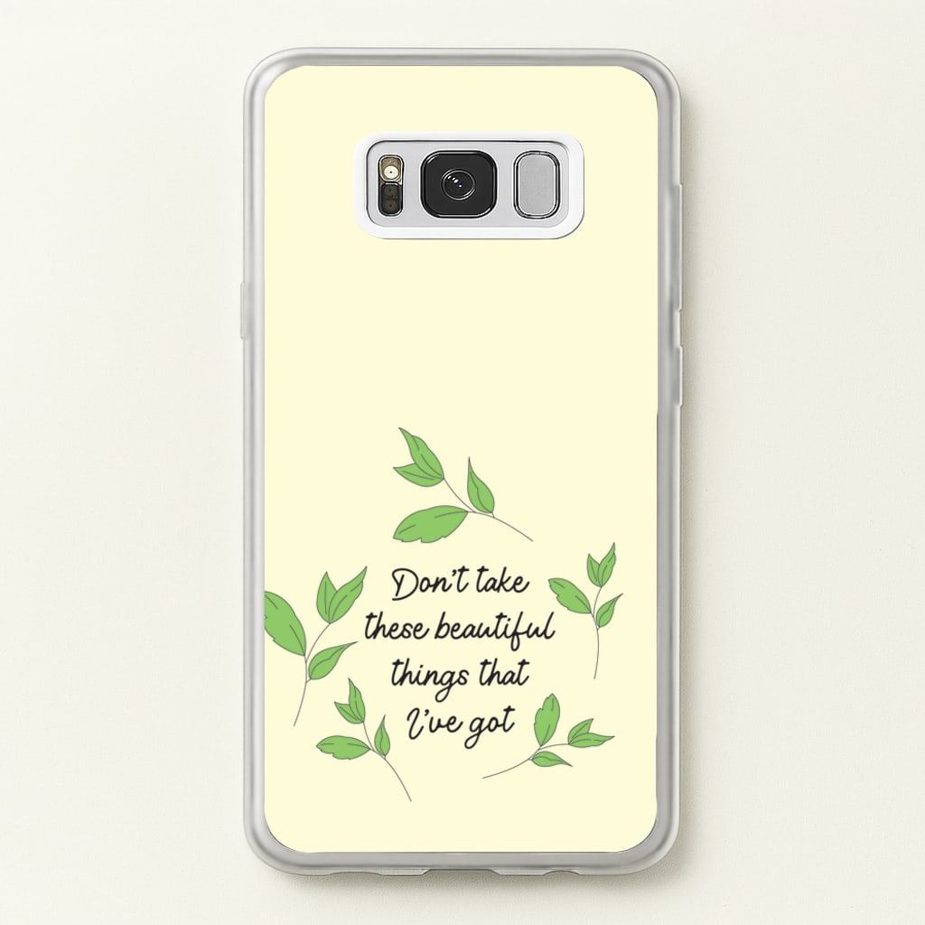 Don't Take These Beautiful Things That I've Got - Benson Boone Phone Case for Galaxy S8