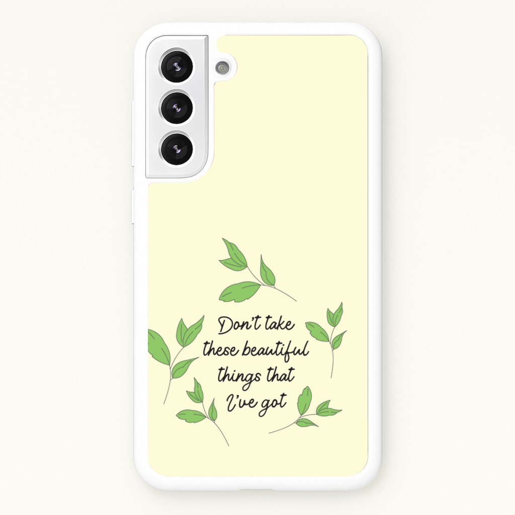 Don't Take These Beautiful Things That I've Got - Benson Boone Phone Case for Galaxy S22 Plus