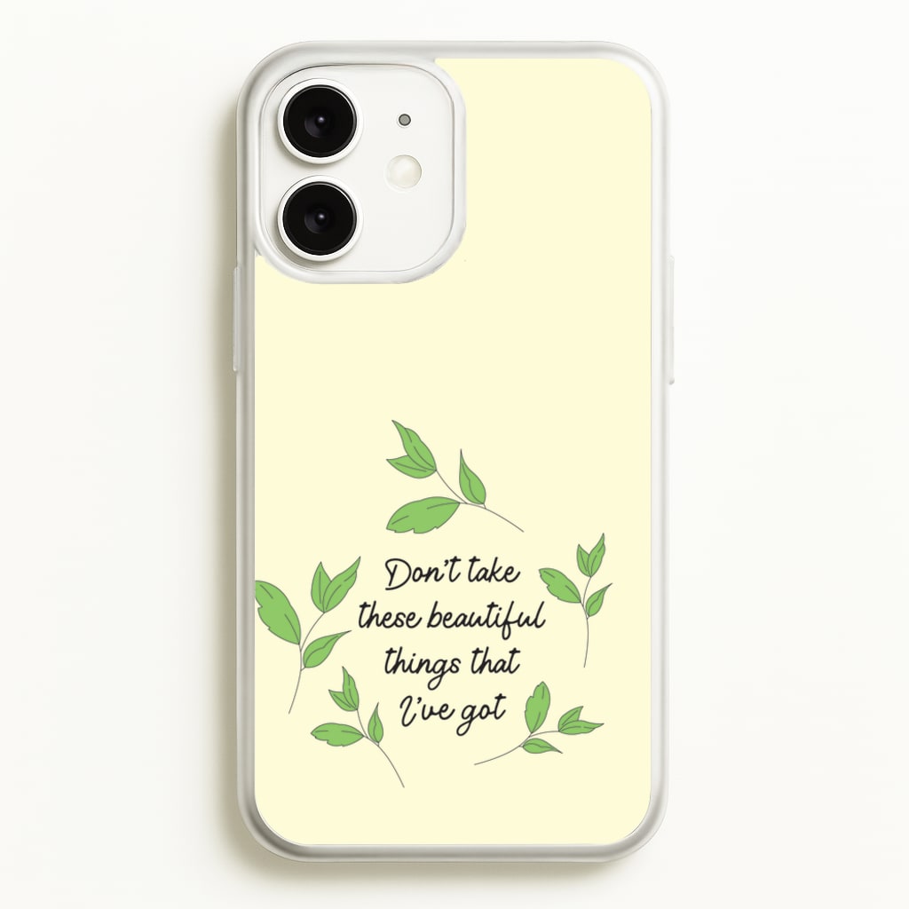 Don't Take These Beautiful Things That I've Got - Benson Boone Phone Case for iPhone 11