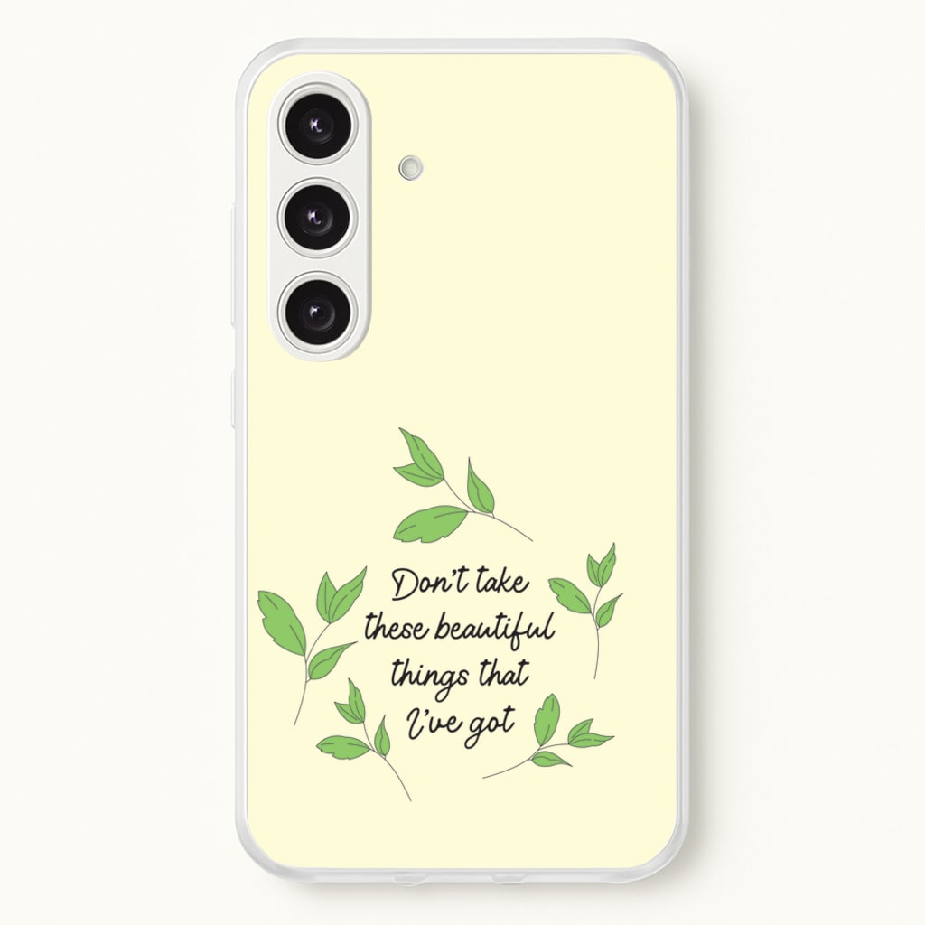 Don't Take These Beautiful Things That I've Got - Benson Boone Phone Case for Galaxy S24 Plus