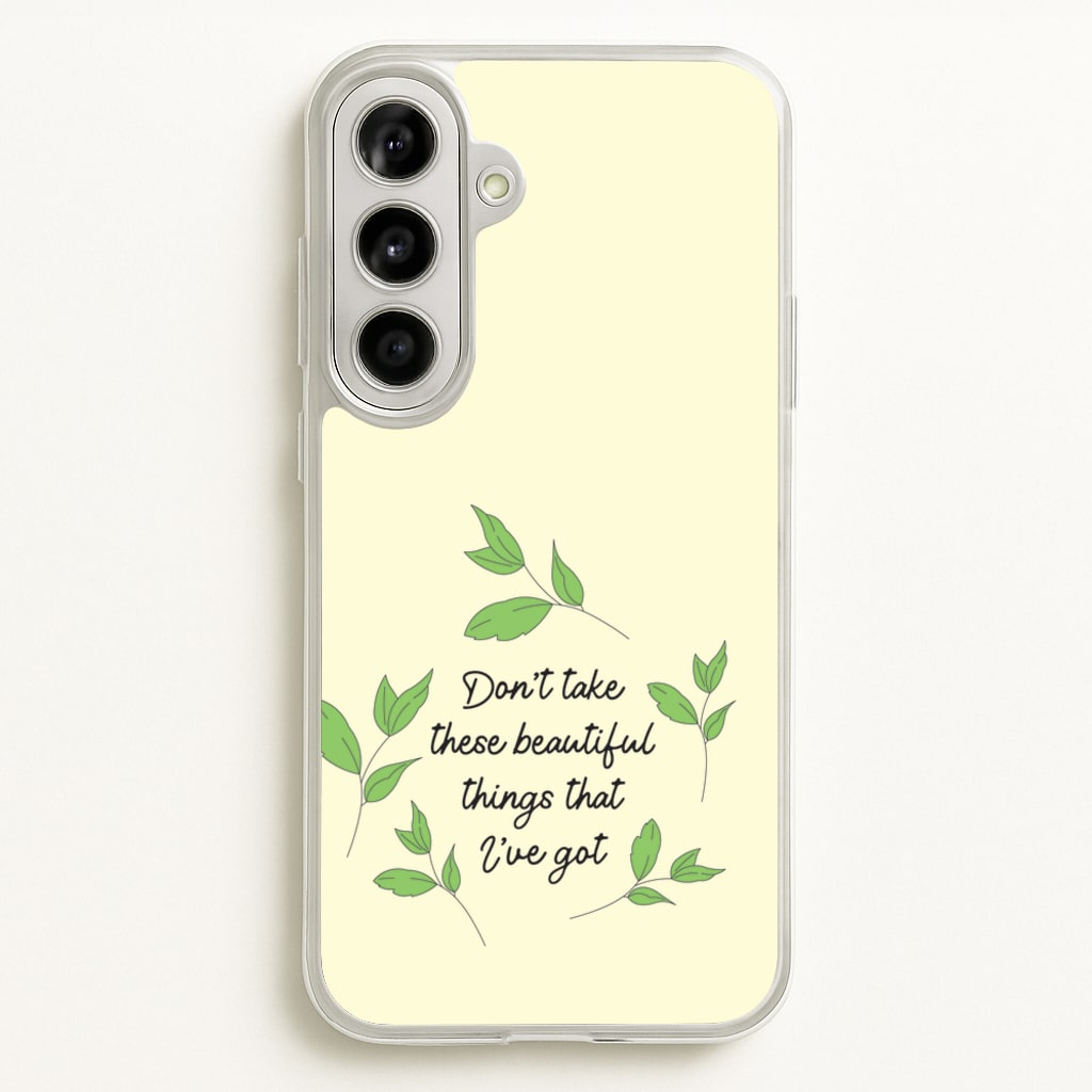 Don't Take These Beautiful Things That I've Got - Benson Boone Phone Case for Galaxy A56