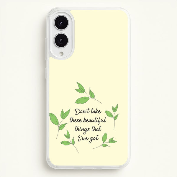 Don't Take These Beautiful Things That I've Got - Benson Boone Phone Case for Galaxy S25 Edge