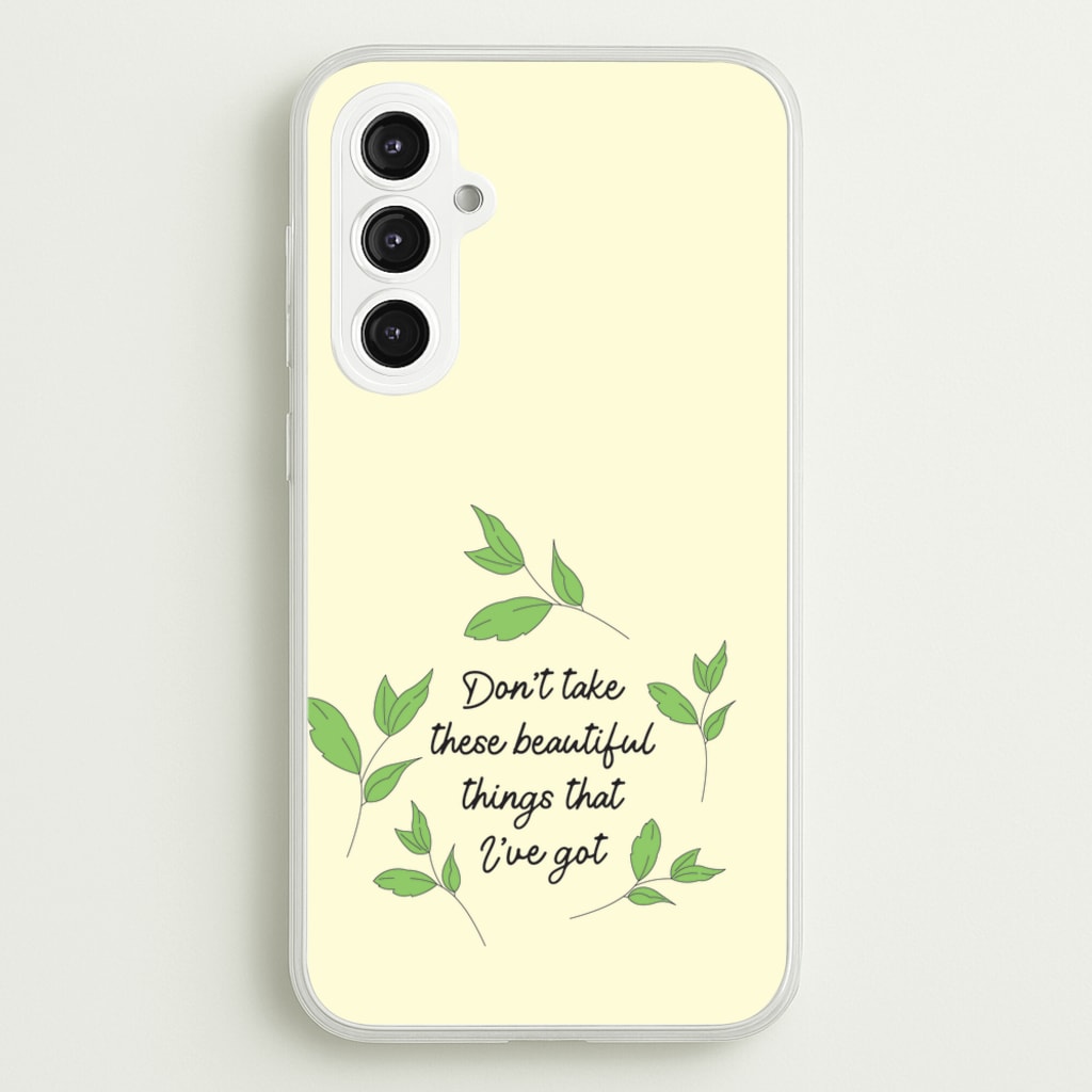 Don't Take These Beautiful Things That I've Got - Benson Boone Phone Case for Galaxy S23FE