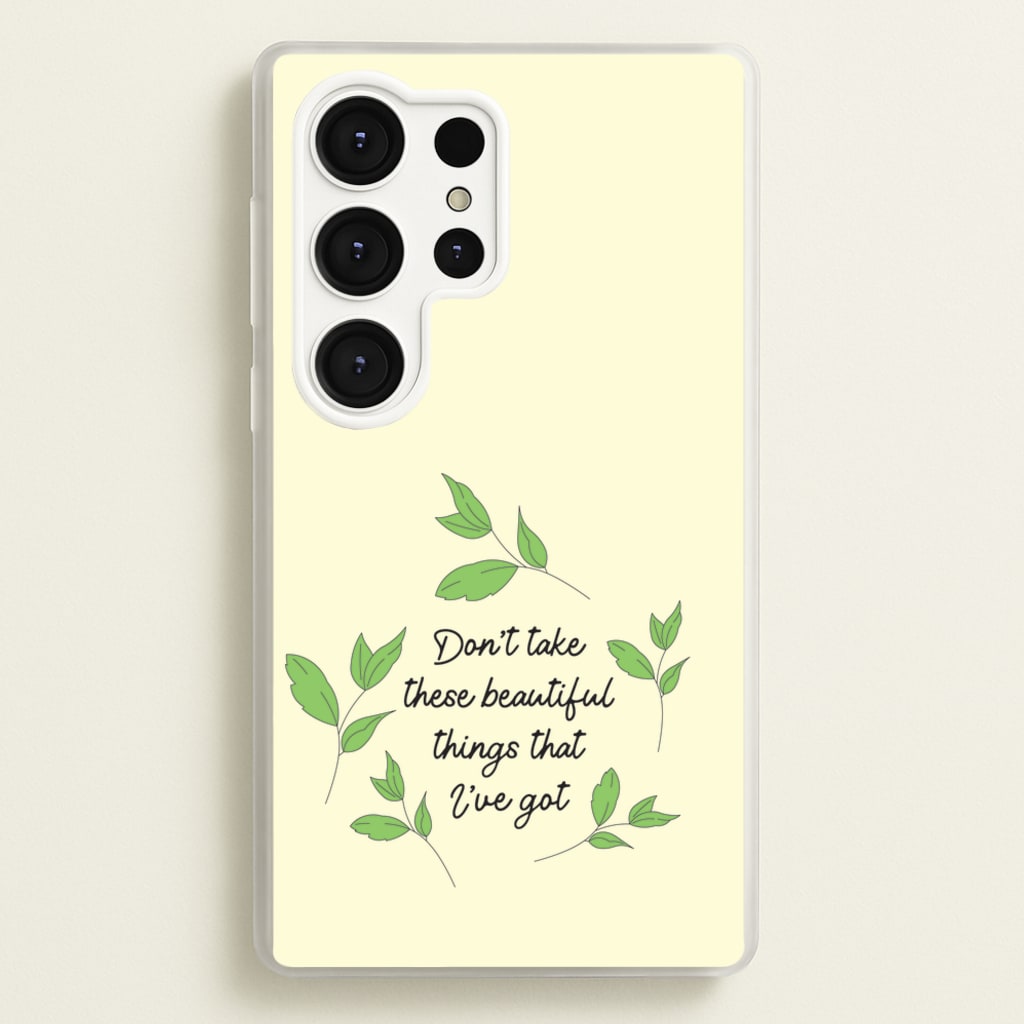 Don't Take These Beautiful Things That I've Got - Benson Boone Phone Case for Galaxy S25 Ultra