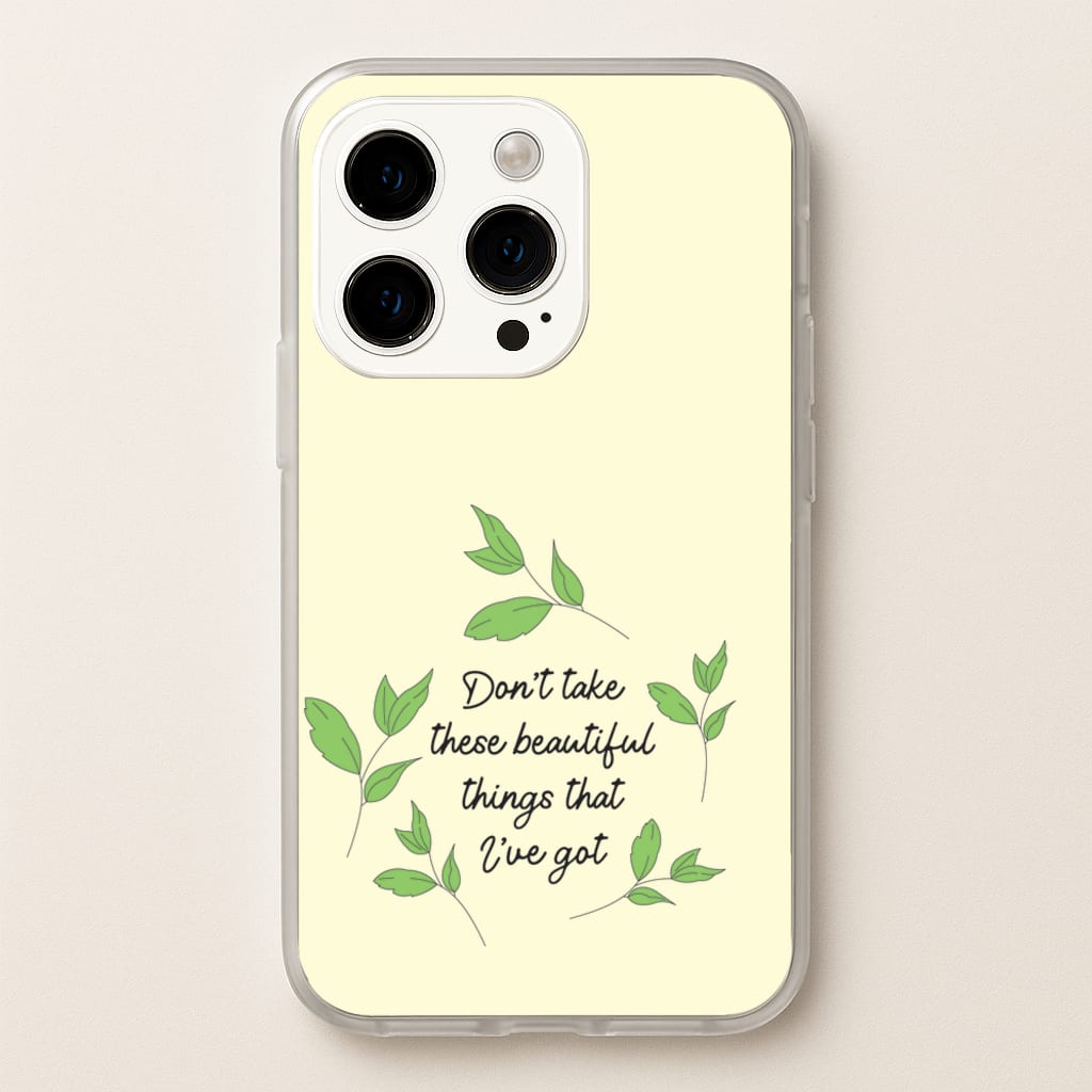 Don't Take These Beautiful Things That I've Got - Benson Boone Phone Case for iPhone 15 Pro Max