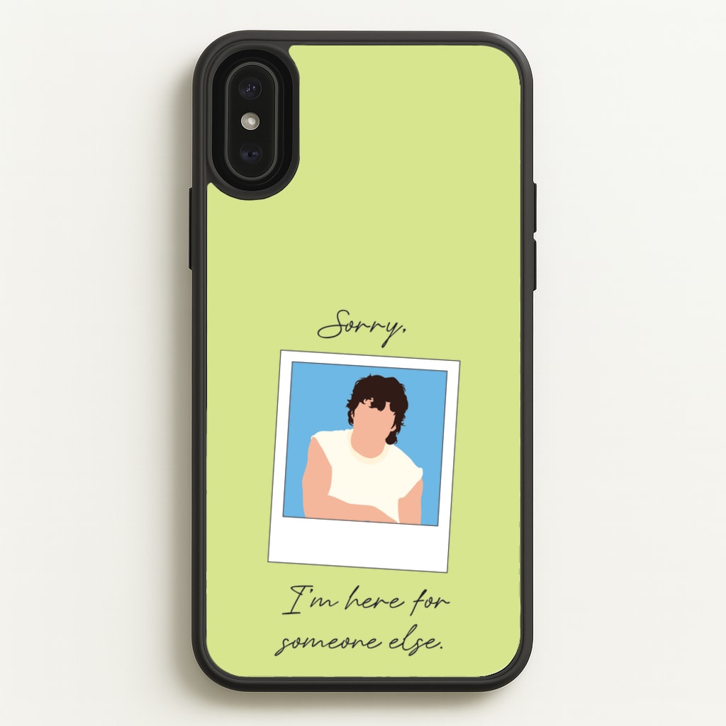 Sorry, I'm Here For Someone Else - Benson Boone Phone Case for iPhone XS Max