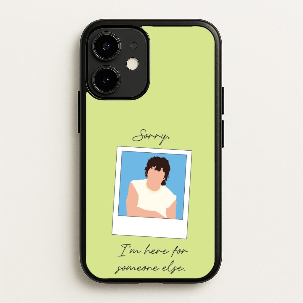 Sorry, I'm Here For Someone Else - Benson Boone Phone Case for iPhone 12 / 12 Pro