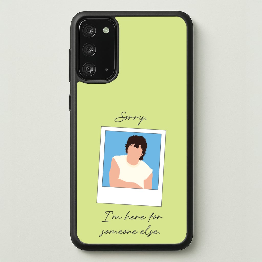 Sorry, I'm Here For Someone Else - Benson Boone Phone Case for Galaxy Note 20