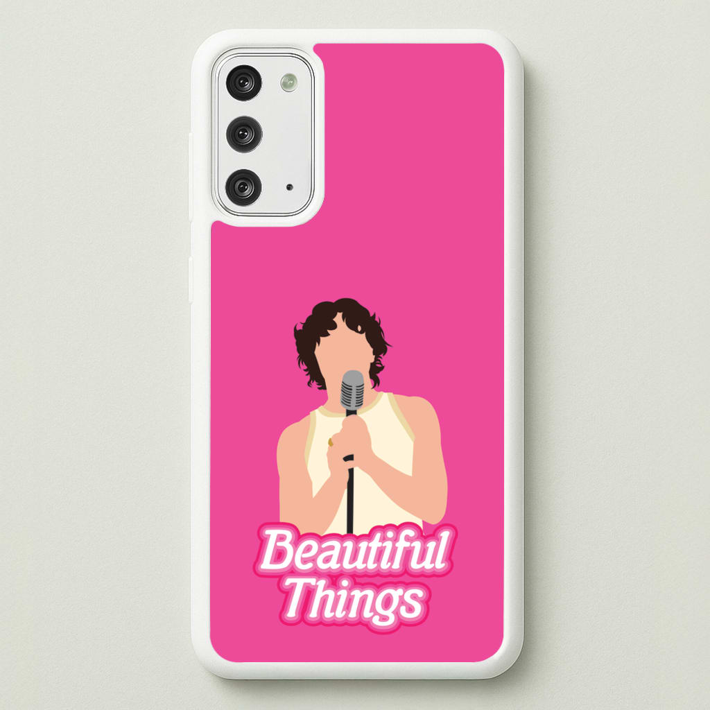 Neon Pink Beautiful Things - Benson Boone Phone Case for Galaxy Note 20