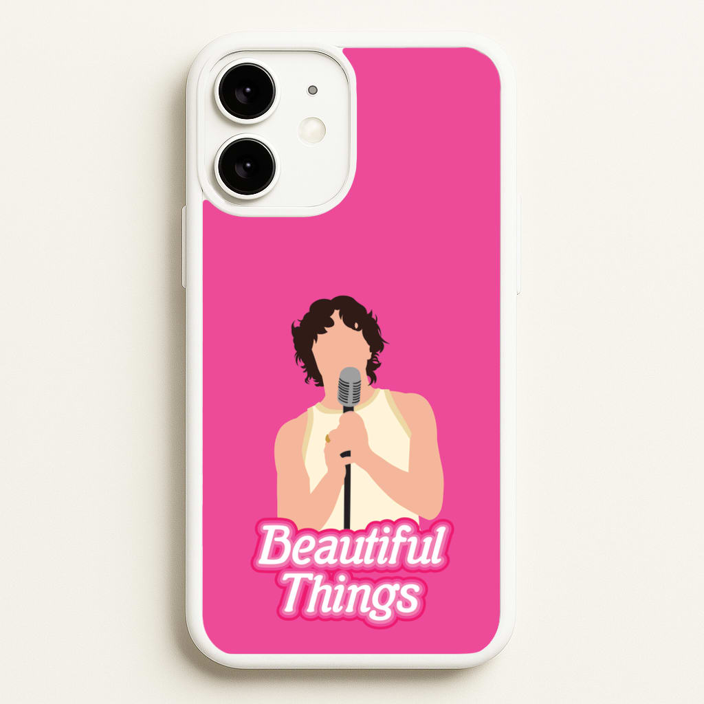 Neon Pink Beautiful Things - Benson Boone Phone Case for iPhone 11