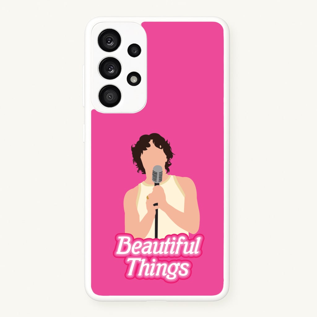 Neon Pink Beautiful Things - Benson Boone Phone Case for Galaxy A33