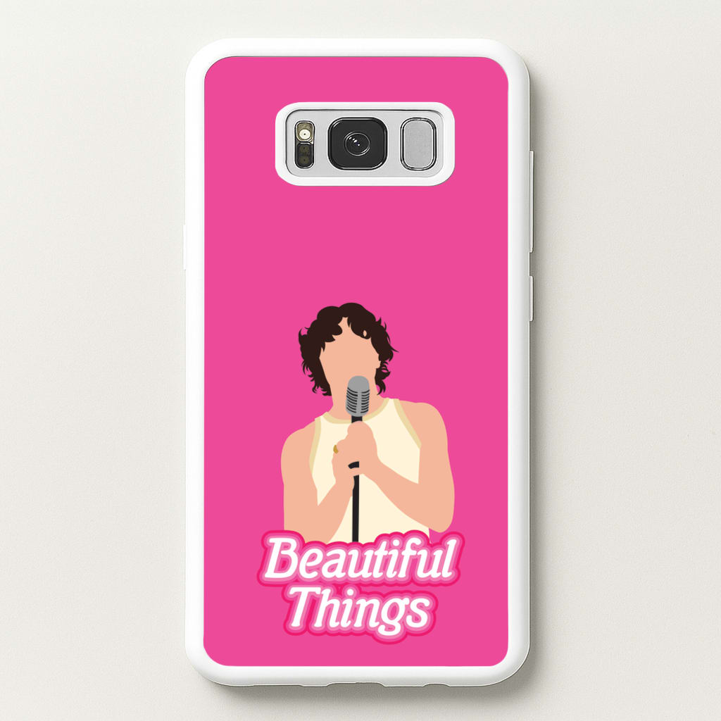 Neon Pink Beautiful Things - Benson Boone Phone Case for Galaxy S8