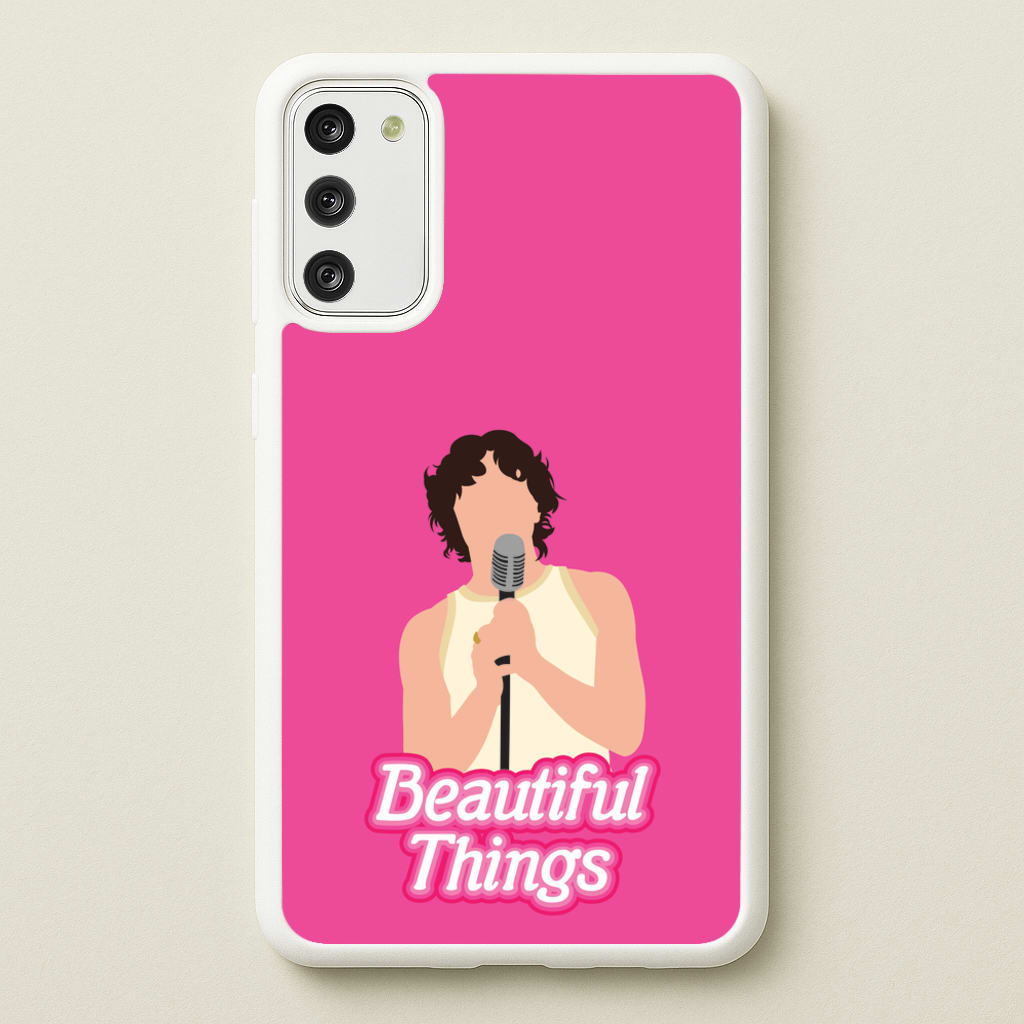 Neon Pink Beautiful Things - Benson Boone Phone Case for Galaxy S20