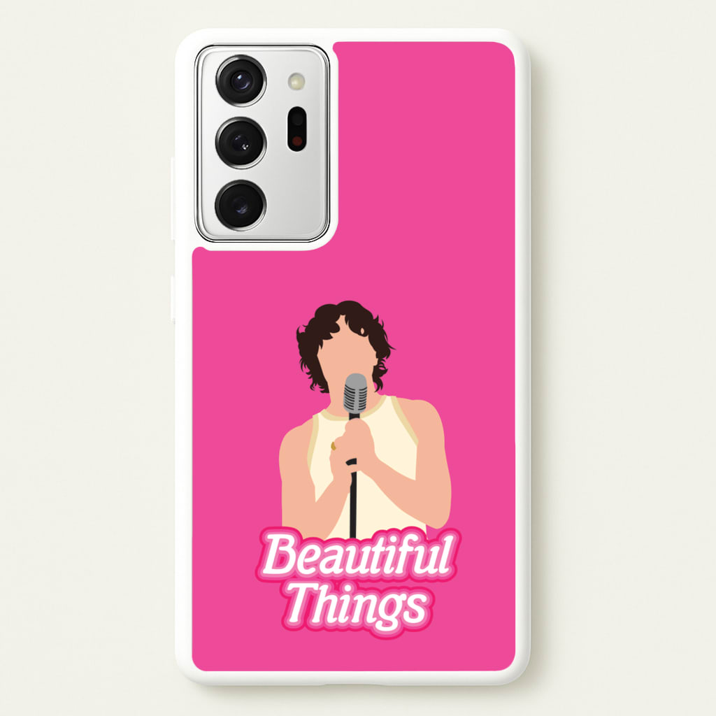 Neon Pink Beautiful Things - Benson Boone Phone Case for Galaxy Note 20 Ultra