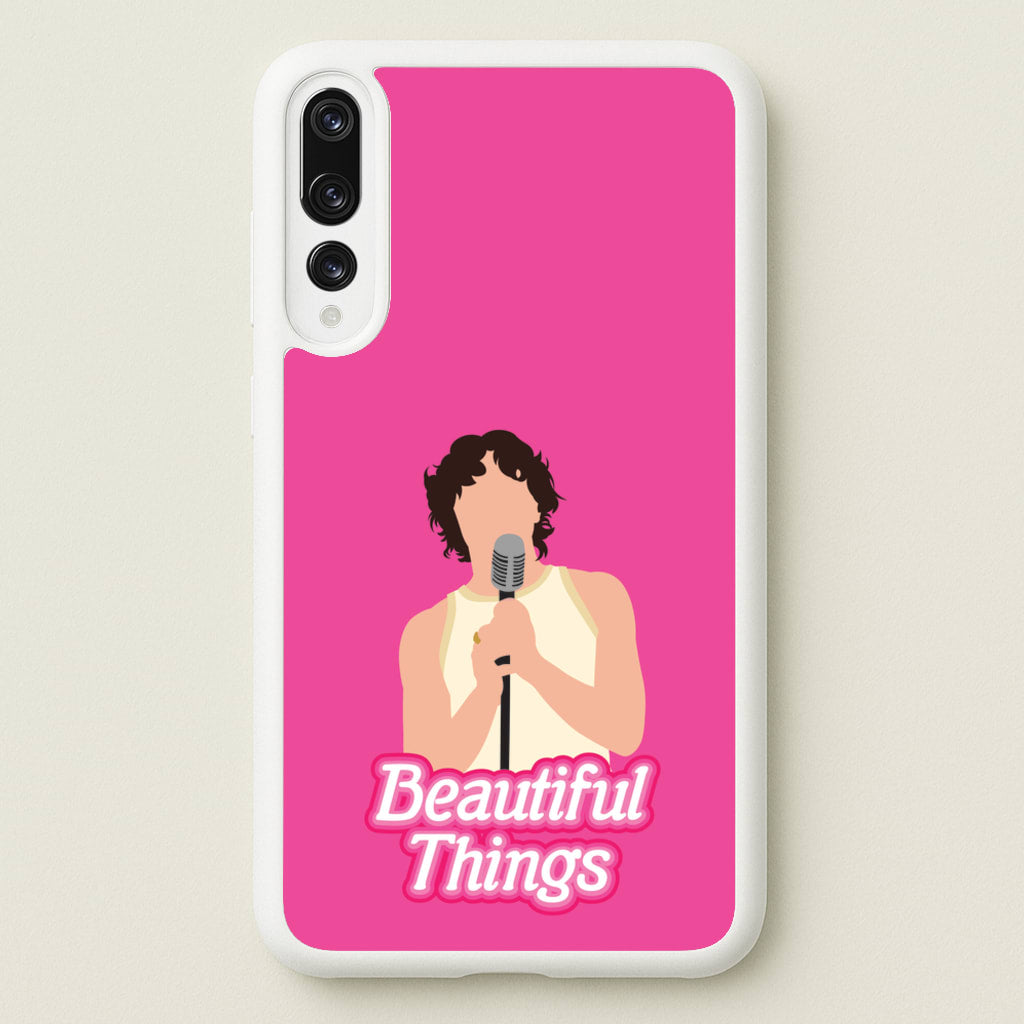 Neon Pink Beautiful Things - Benson Boone Phone Case for Huawei P20 Pro