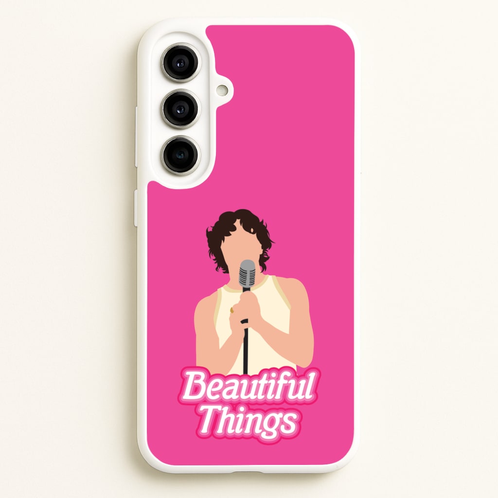 Neon Pink Beautiful Things - Benson Boone Phone Case for Galaxy A56