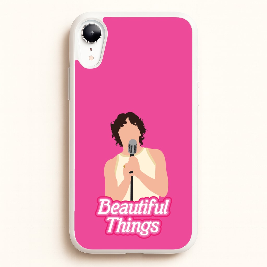 Neon Pink Beautiful Things - Benson Boone Phone Case for iPhone XR