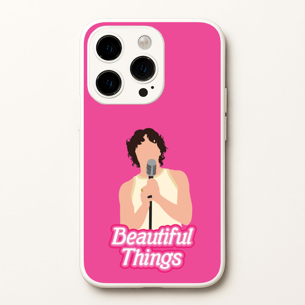 Neon Pink Beautiful Things - Benson Boone Phone Case for iPhone 15 Pro