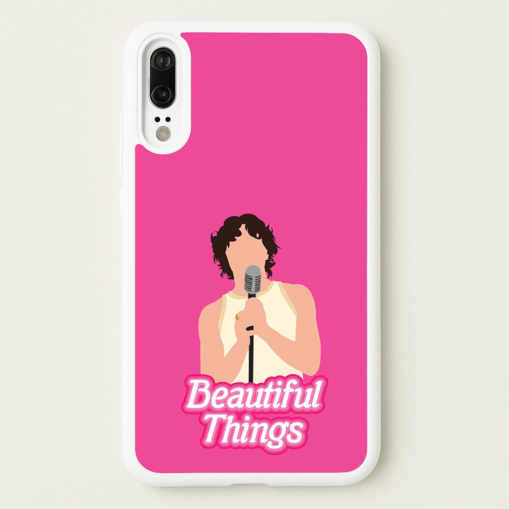 Neon Pink Beautiful Things - Benson Boone Phone Case for Huawei P20