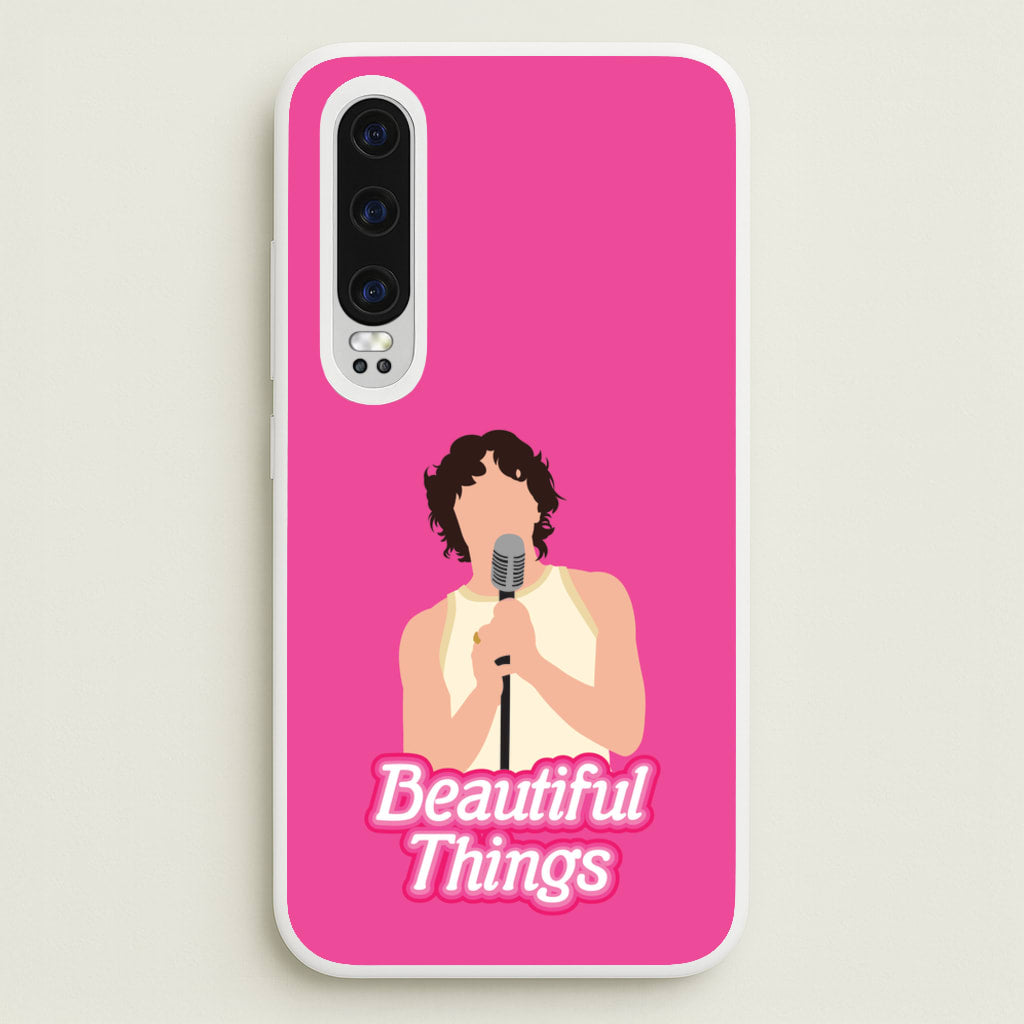 Neon Pink Beautiful Things - Benson Boone Phone Case for Huawei P30