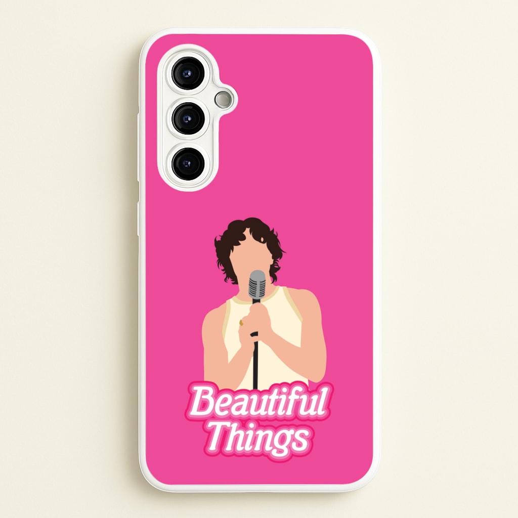 Neon Pink Beautiful Things - Benson Boone Phone Case for Galaxy A54