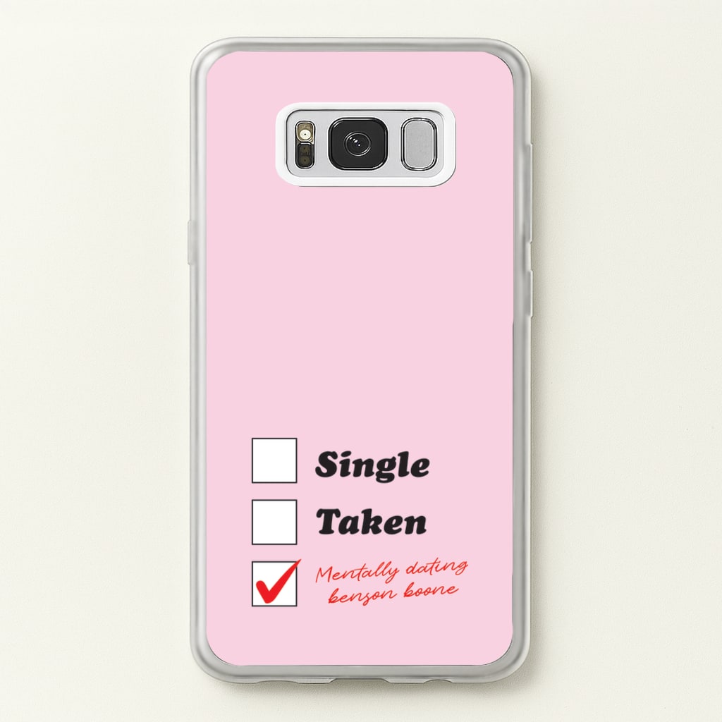 Mentally Dating Benson - Benson Boone Phone Case for Galaxy S8
