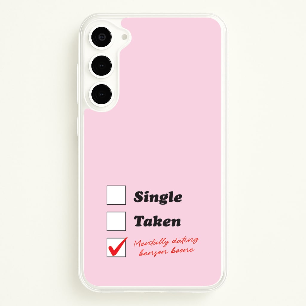Mentally Dating Benson - Benson Boone Phone Case for Galaxy S23 Plus