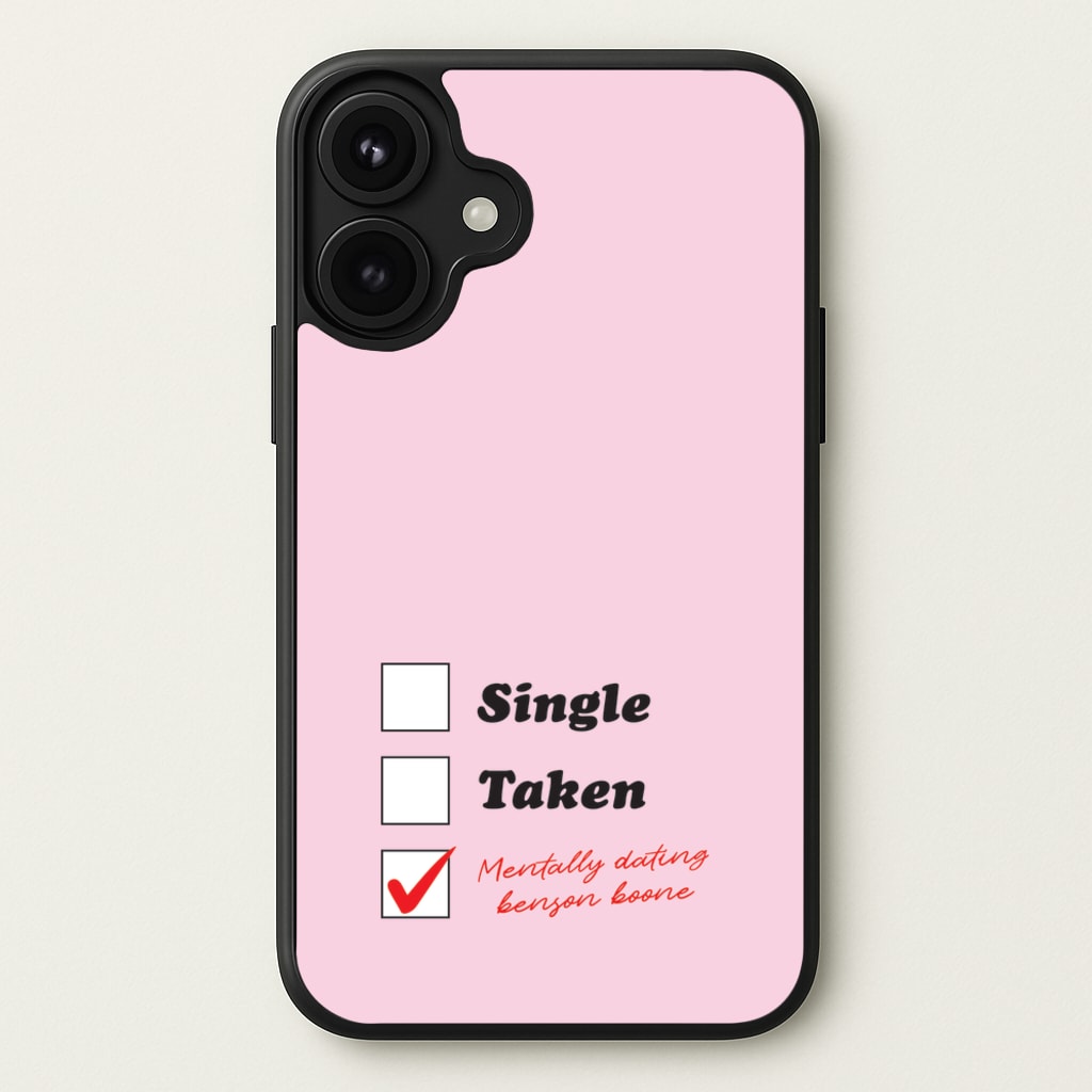 Mentally Dating Benson Phone Case for iPhone 17