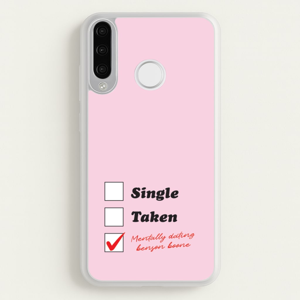 Mentally Dating Benson - Benson Boone Phone Case for Huawei P30 Lite