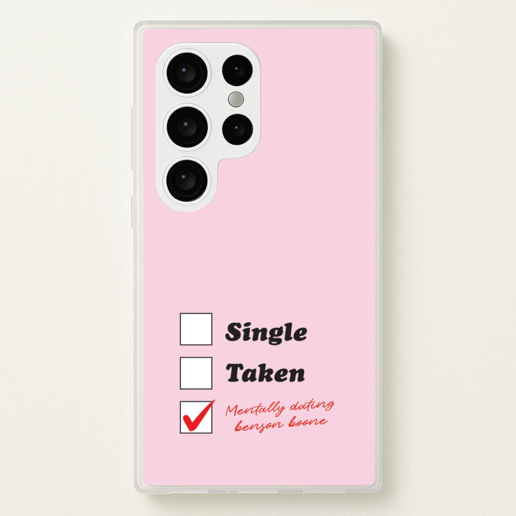 Mentally Dating Benson - Benson Boone Phone Case for Galaxy S24 Ultra