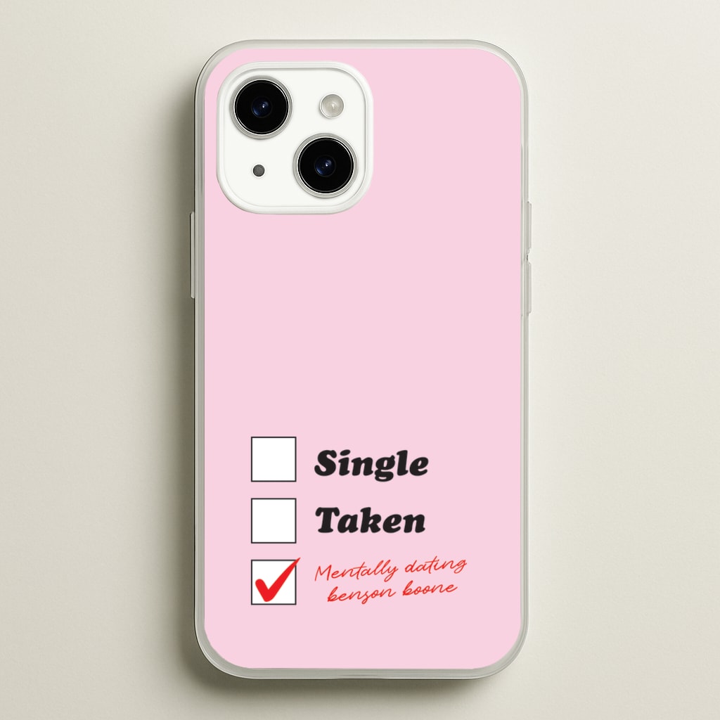 Mentally Dating Benson - Benson Boone Phone Case for iPhone 14