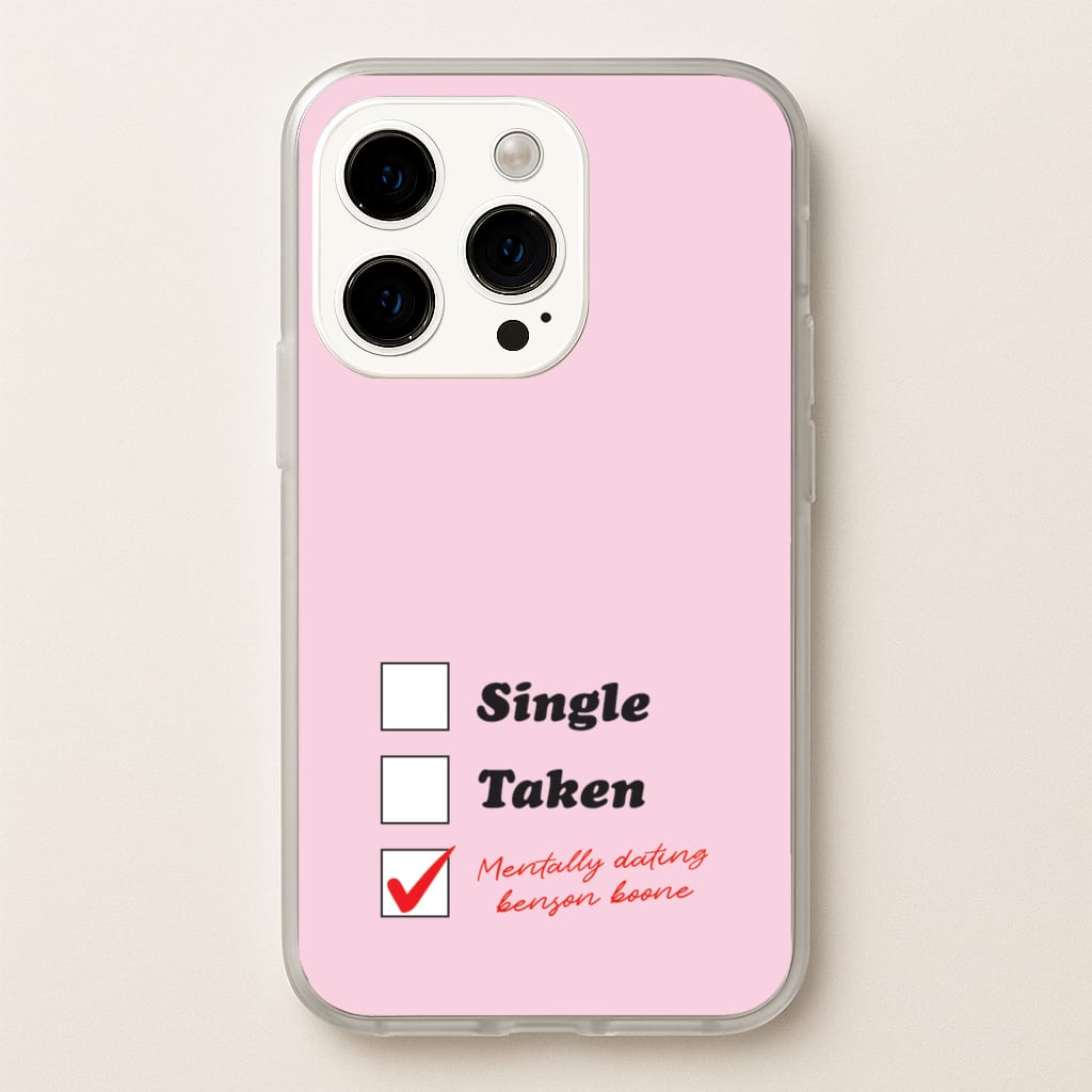 Mentally Dating Benson - Benson Boone Phone Case for iPhone 14 Pro