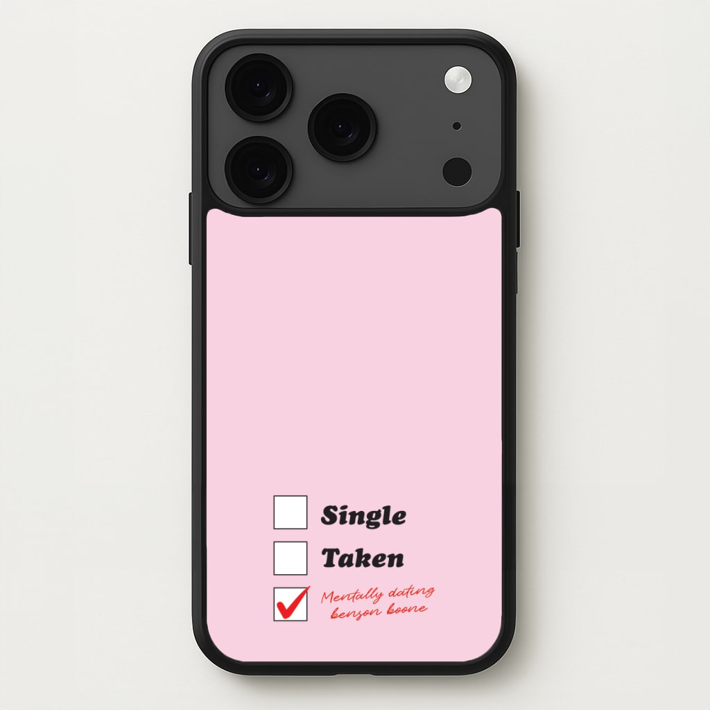 Mentally Dating Benson Phone Case for iPhone 17 Pro