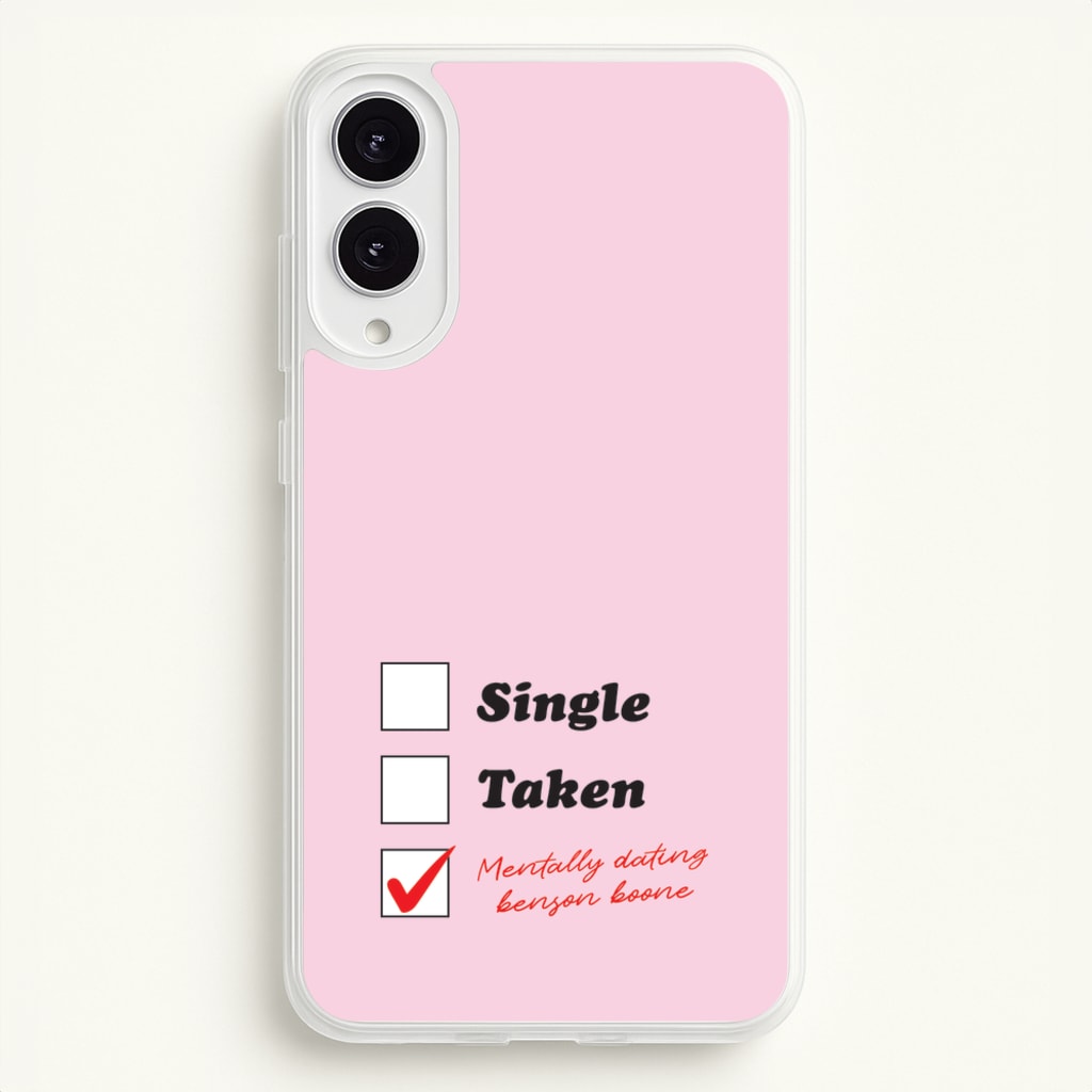 Mentally Dating Benson - Benson Boone Phone Case for Galaxy S25 Edge