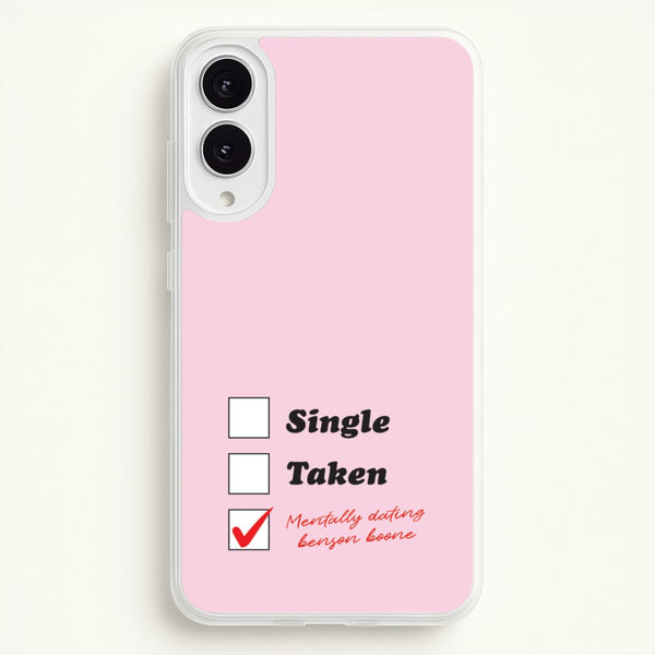 Mentally Dating Benson - Benson Boone Phone Case for Galaxy S25 Edge