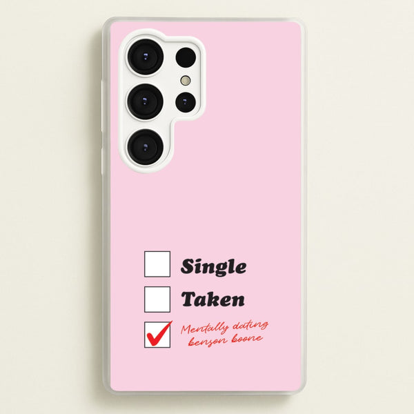 Mentally Dating Benson - Benson Boone Phone Case for Galaxy S25 Ultra