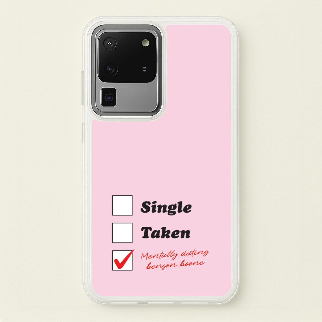 Mentally Dating Benson - Benson Boone Phone Case for Galaxy S20 Ultra