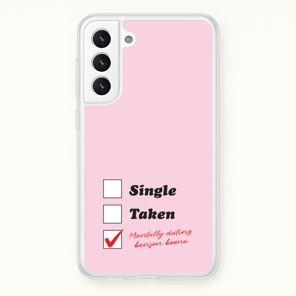 Mentally Dating Benson - Benson Boone Phone Case for Galaxy S22