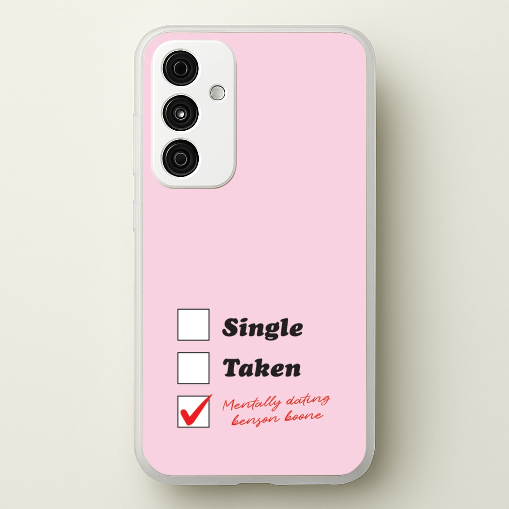 Mentally Dating Benson - Benson Boone Phone Case for Galaxy A15