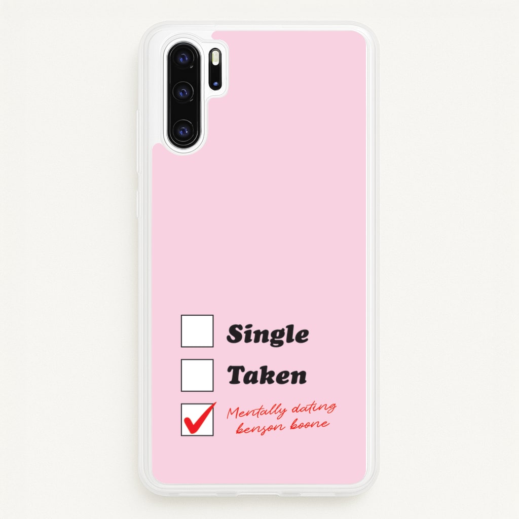 Mentally Dating Benson - Benson Boone Phone Case for Huawei P30 Pro
