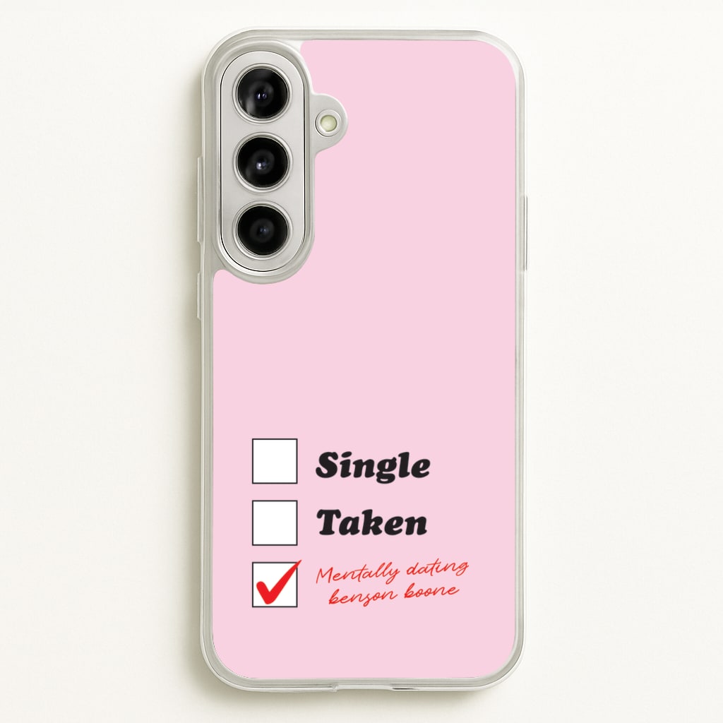 Mentally Dating Benson - Benson Boone Phone Case for Galaxy A56